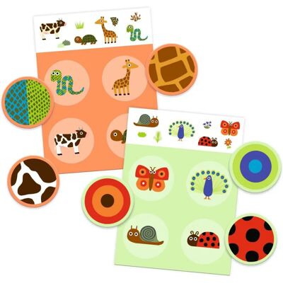 Djeco Jeu de Mémoire Animaux - Jeu Éducatif - Publicité Djeco Jeu de Mémoire Animaux - Jeu Éducatif - Publicité