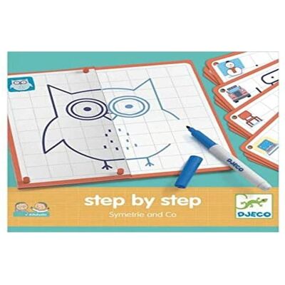 Zestaw do rysowania krok po kroku Djeco Eduludo - Symetria i Co Zestaw do rysowania krok po kroku Djeco Eduludo - Symetria i Co