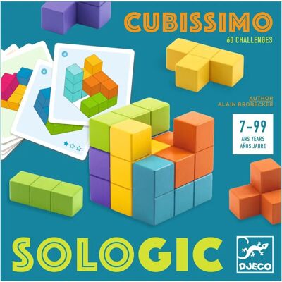 Djeco Cubissimo Cubo de Desafio em Madeira - Quebra-cabeça Djeco Cubissimo Cubo de Desafio em Madeira - Quebra-cabeça