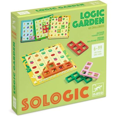 Djeco Jardin Logique - Jeu de puzzle avec 40 défis pour 6-99 ans Djeco Jardin Logique - Jeu de puzzle avec 40 défis pour 6-99 ans