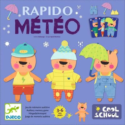 Djeco Cool School Gra - Rapido Meteo Djeco Cool School Gra - Rapido Meteo
