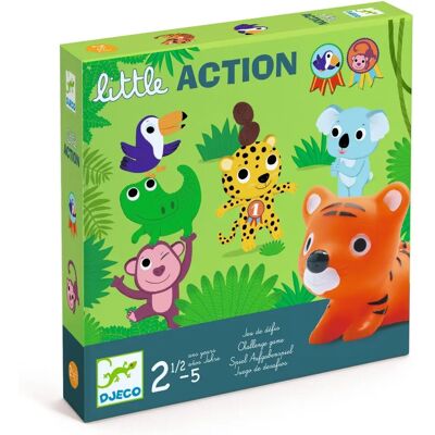 Djeco Little Action - Jogo para crianças pequenas - Desenvolve habilidades motoras finas Djeco Little Action - Jogo para crianças pequenas - Desenvolve habilidades motoras finas