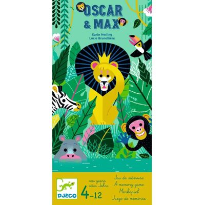 Djeco Oscar & Max - Jeu multilingue - Jeux - Publicité Djeco Oscar & Max - Jeu multilingue - Jeux - Publicité