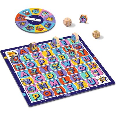 Djeco - ABC Rapido Jogo Educativo Multicolorido Djeco - ABC Rapido Jogo Educativo Multicolorido