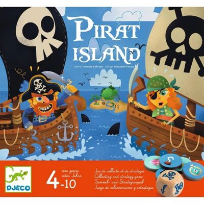 Djeco Isla Pirata Juego de Estrategia - Juego de Mesa Djeco Isla Pirata Juego de Estrategia - Juego de Mesa