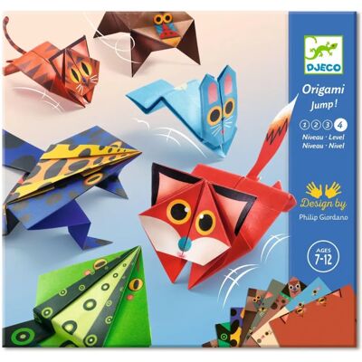 DJECO Buntes Tier-Sprung-Origami-Kit - Bastelset für Kinder DJECO Buntes Tier-Sprung-Origami-Kit - Bastelset für Kinder