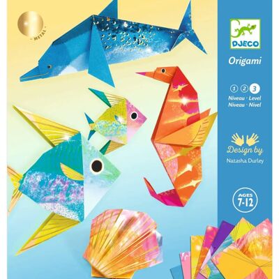 Djeco Meeresbewohner Origami-Set - Origami Kit Djeco Meeresbewohner Origami-Set - Origami Kit