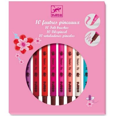 Djeco Feutres - 10 pcs - Pastel - Unisexe - Fournitures Artistiques - Publicité Djeco Feutres - 10 pcs - Pastel - Unisexe - Fournitures Artistiques - Publicité