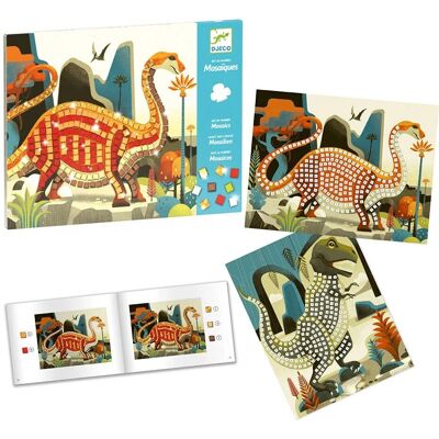 Djeco Dinosaur Mosaic Kit - Educational Creativity Djeco Dinosaur Mosaic Kit - Educational Creativity