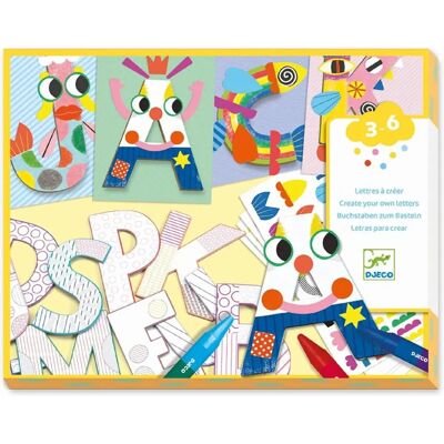 Djeco Svět Kreativních Písmen - Vzdělávací Umělecká Sada Djeco Svět Kreativních Písmen - Vzdělávací Umělecká Sada