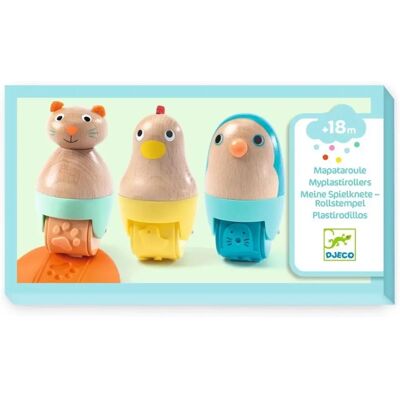 Roulements à empreintes Djeco - Multicolore - 3 pcs - 1,5+ ans Roulements à empreintes Djeco - Multicolore - 3 pcs - 1,5+ ans