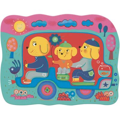 Djeco Water-Based Magic Colouring - Hidden Road - Colouring Set Djeco Water-Based Magic Colouring - Hidden Road - Colouring Set