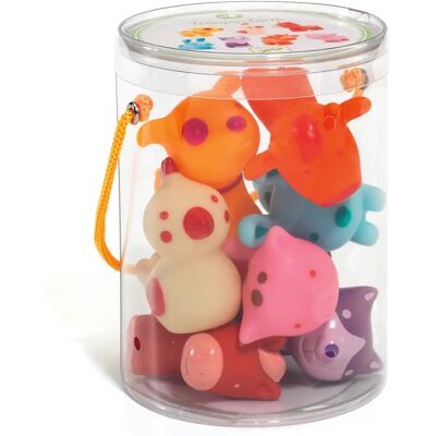 DJECO Bauernhoftiere Set - Plüschfiguren für Kleinkinder - 7 Stück DJECO Bauernhoftiere Set - Plüschfiguren für Kleinkinder - 7 Stück