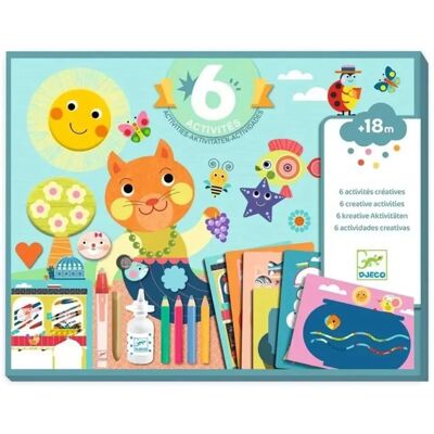 Djeco Modell: Der Katze & Freunde Kreativset - Mehrfarbig Djeco Modell: Der Katze & Freunde Kreativset - Mehrfarbig