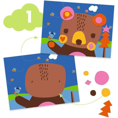 Kit de Atividades Criativas Djeco - O Rato e seus Amigos - Multicolor Kit de Atividades Criativas Djeco - O Rato e seus Amigos - Multicolor