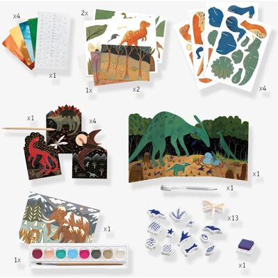 Djeco Dinosaurier Bastelset - Kreativset für Kinder Djeco Dinosaurier Bastelset - Kreativset für Kinder