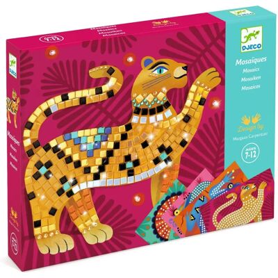 Kit de Mosaïque Djeco - Jungle pour Enfants 7+ - Publicité Kit de Mosaïque Djeco - Jungle pour Enfants 7+ - Publicité