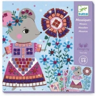 Djeco Buntes Tier-Mosaikkunst-Set - Lernspiel für Kinder Djeco Buntes Tier-Mosaikkunst-Set - Lernspiel für Kinder