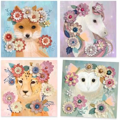 Djeco Kreativ Papierkrone-Set - Förbättrar kreativitet Djeco Kreativ Papierkrone-Set - Förbättrar kreativitet