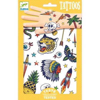 Djeco Bang Bang Temporary Tattoos - Body Art Djeco Bang Bang Temporary Tattoos - Body Art