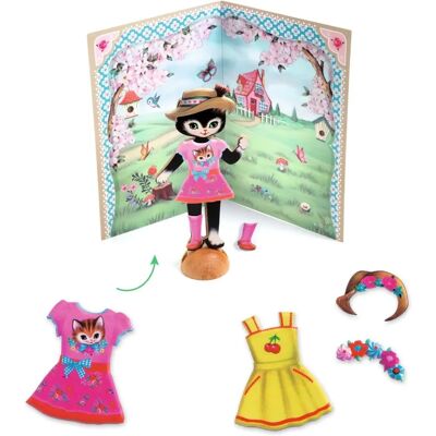 Djeco Creatieve Activiteiten Set - Katten Verkleden - 3-6J Djeco Creatieve Activiteiten Set - Katten Verkleden - 3-6J