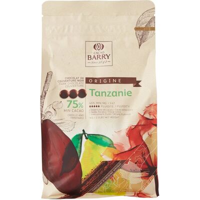 Chocolat de couverture Tanzanie 75% - Moulage et Enrobage - Publicité Chocolat de couverture Tanzanie 75% - Moulage et Enrobage - Publicité