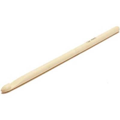 Bohin - Crochet bambou n°7 - 15 cm - Crochet hook - Publicité Bohin - Crochet bambou n°7 - 15 cm - Crochet hook - Publicité