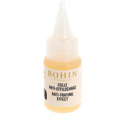 Colle Bohin 25 ml - Anti-effilochage - Tous tissus - Publicité Colle Bohin 25 ml - Anti-effilochage - Tous tissus - Publicité