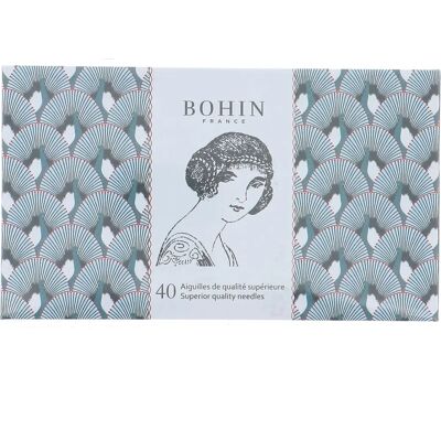 Bohin Solange Needle Book - 40 Needles for Sewing & Embroidery Bohin Solange Needle Book - 40 Needles for Sewing & Embroidery
