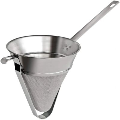 Gobel fijne-mes zeef - 20cm - met versterking & haak - Keukengerei Gobel fijne-mes zeef - 20cm - met versterking & haak - Keukengerei