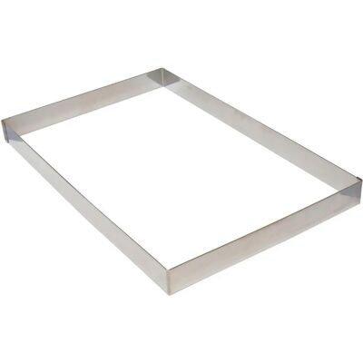 Gobel Modelo 888630 - Marco de pastel inoxidable - 400x300x45mm Gobel Modelo 888630 - Marco de pastel inoxidable - 400x300x45mm