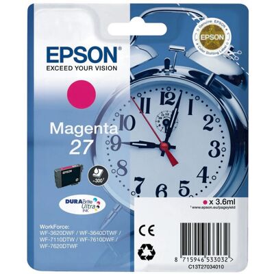 Epson - C13T27034010 - Magenta - Ink cartridge - Publicité Epson - C13T27034010 - Magenta - Ink cartridge - Publicité