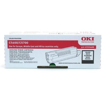 OKI 43324408 Cartucho de tóner - Negro - Cartucho de Tóner OKI 43324408 Cartucho de tóner - Negro - Cartucho de Tóner