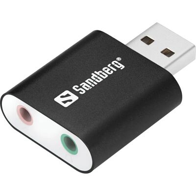 Sandberg 133-33 hangkártya - USB hangkapcsoló - 2.0 csatorna Sandberg 133-33 hangkártya - USB hangkapcsoló - 2.0 csatorna