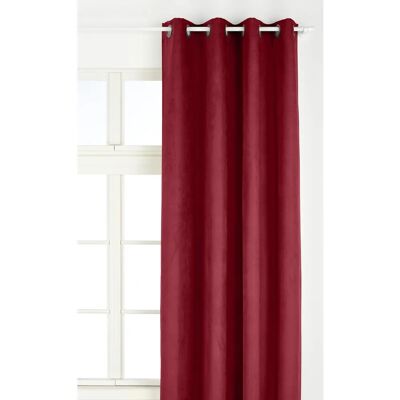 Cortina Roja de Ante para Muebles - Cortina Cortina Roja de Ante para Muebles - Cortina
