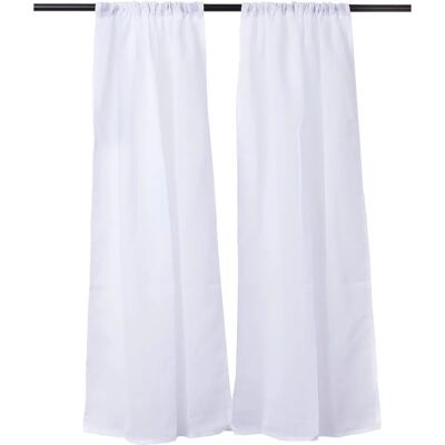 LINDER 0323 /10/415 - Tende a vetro bianche - 55x90cm LINDER 0323 /10/415 - Tende a vetro bianche - 55x90cm
