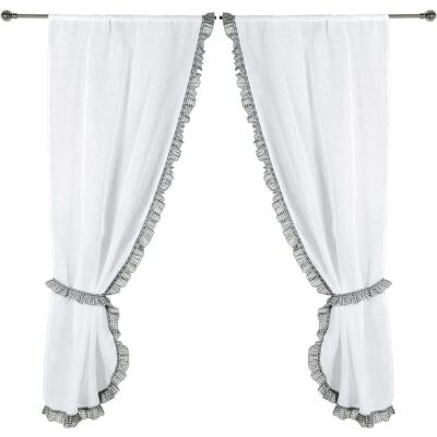 LINDER Transparent Gardin - 75x160 cm LINDER Transparent Gardin - 75x160 cm