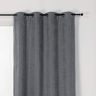 Rideau Alaska Gris Foncé - Occultant - Type de Produit - Publicité Rideau Alaska Gris Foncé - Occultant - Type de Produit - Publicité