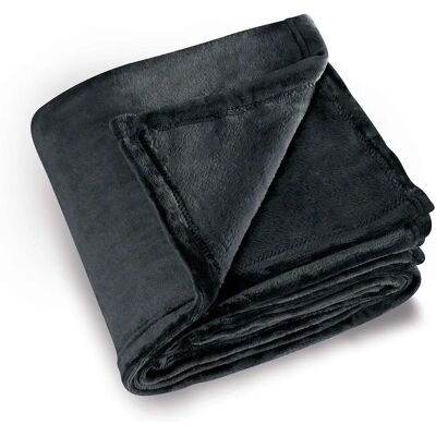 Homemaison Fleece Cover 130 x 180 cm - Nero Homemaison Fleece Cover 130 x 180 cm - Nero