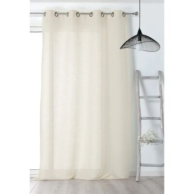 Rideaux Voilages Blancs Linder JUTE - 150x240 cm - Prêts à accrocher Rideaux Voilages Blancs Linder JUTE - 150x240 cm - Prêts à accrocher