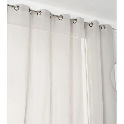 LINDER Sheer Cotton Curtain - 300x240 cm - Beige LINDER Sheer Cotton Curtain - 300x240 cm - Beige