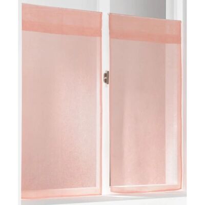 LINDER Roze Halfdoorzichtige Polyester/Linnen Gordijnen - Gordijnen LINDER Roze Halfdoorzichtige Polyester/Linnen Gordijnen - Gordijnen
