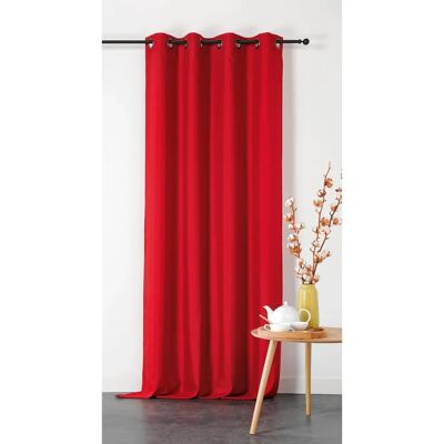 LINDER Rideau double ignifuge rouge - Rideau LINDER Rideau double ignifuge rouge - Rideau