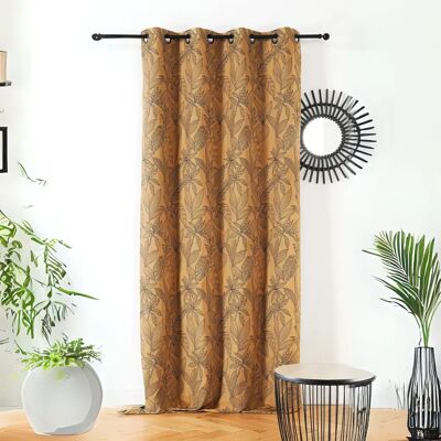Rideau Kerala Marron Linder - Voilage, Store, Tissu - Publicité Rideau Kerala Marron Linder - Voilage, Store, Tissu - Publicité