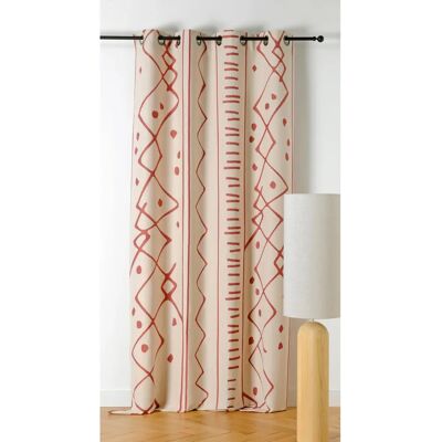LINDER Etnische Jacquard Gordijn - Gordijn LINDER Etnische Jacquard Gordijn - Gordijn