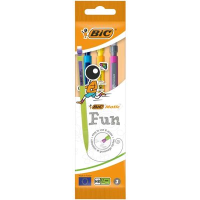 BIC Fun Matic 0,7 mm - Crayon Mécanique - Couleurs Variées BIC Fun Matic 0,7 mm - Crayon Mécanique - Couleurs Variées