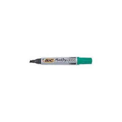 Marker Permanentny BIC 2300 - Wkładka w kształcie dłuta Zielony - 12 szt. Marker Permanentny BIC 2300 - Wkładka w kształcie dłuta Zielony - 12 szt.