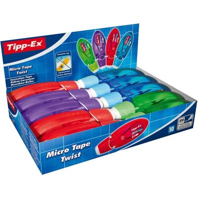 Tipp-Ex Micro Twist Correction Tape - 8m x 5mm Tipp-Ex Micro Twist Correction Tape - 8m x 5mm