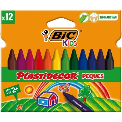 Plastidecor Mehrfarbige Dreieckige Wachsmalstifte - 12 Stück Plastidecor Mehrfarbige Dreieckige Wachsmalstifte - 12 Stück