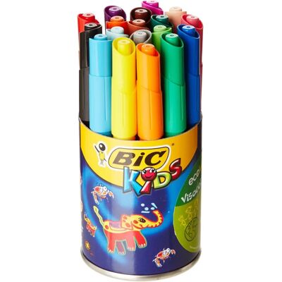 BIC Kids Visacolor XL Filzstift - Mehrfarbig - 18 Stück BIC Kids Visacolor XL Filzstift - Mehrfarbig - 18 Stück